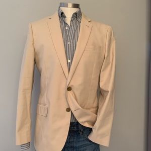 Italian Larusmani Chino Blazer fully lined (40S) — Jcrew buttery soft